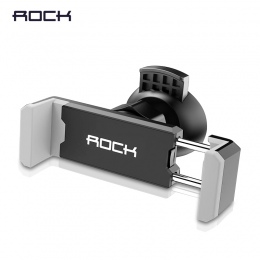 ROCK uchwyt samochodowy na telefon dla iPhone X 8 7 6 S MAX 360 obrót regulowany ABS uchwyt samochodowy na telefon Air vent uchw