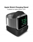 Stojak silikonowy do zegarka Apple Watch 1 2 3 38mm 42mm Uchwyt na biurko do zarządzania kablami stacja do ładowania dla Apple o