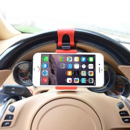 Felkin uniwersalny uchwyt samochodowy na telefon samochodu KIEROWNICA klip uchwyt na iPhone'a X Xr Xs Max 5 5S 6 6 s 7 8 Plus Sa