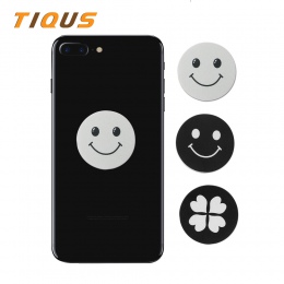 TIQUS samochodowy magnetyczny uchwyt na telefon akcesoria metalowe płyty stojak na telefon uniwersalny moda metalowa blacha na u