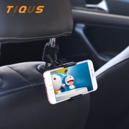 TIQUS tylne siedzenie samochodowe zagłówek uchwyt na iPhone'a Samsung Xiaomi Redmi 4x 4A 360 stopni uniwersalny uchwyt na telefo