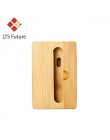 Telefon komórkowy głośnik głośnik do iPhone Samsung Sony uchwyt drewniany wzmacniacz dźwięku bambusa uchwyt drewna podstawka biu