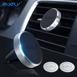 RAXFLY magnes samochodowy uchwyt na Samsunga S9 uwaga 8 9 stojak na telefon Air Vent samochodowy magnetyczny uchwyt na telefon w