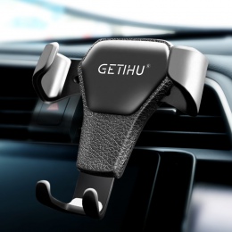 GETIHU uchwyt samochodowy w samochodzie Gravity Air Vent zacisk mocujący nie magnetyczny uchwyt do telefonu dla iPhone stojak na