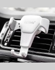 GETIHU uchwyt samochodowy w samochodzie Gravity Air Vent zacisk mocujący nie magnetyczny uchwyt do telefonu dla iPhone stojak na