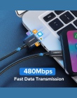 Ugreen kabel Micro USB 2.4A Nylon szybkie ładowanie USB kabel do transmisji danych dla Samsung Xiaomi LG tabletu z systemem Andr