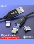 PZOZ kabel magnetyczny Micro usb typu C szybka adapter do ładowania telefonu Microusb typu C magnes ładowarka usb c dla iphone S