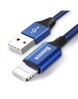 Baseus kabel USB dla iPhone Xs Max Xr X 8 7 6 6 s 5 5S iPad szybka ładowarka do ładowania kabel do telefonu komórkowego dla iPho