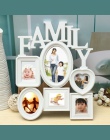 Białe plastikowe rodzinne zdjęcie ramka do obrazu obraz na ścianę uchwyt wyświetlacz Home Decor idealny na prezent 30x37 cm