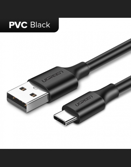 Ugreen USB typu C kabel do Xiaomi Redmi Note 7 mi9 kabel USB C do Samsung S9 kabel szybkiego ładowania USB-C telefon komórkowy p