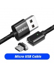 FONKEN kabel magnetyczny szybkie ładowanie magnes Micro USB i kabel typu C do synchronizacji danych kable telefoniczne szybkie ł