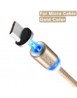 FLOVEME kabel magnetyczny ładowarka Micro USB typu C kabel oświetleniowy 2A szybkie ładowanie ładowania USBC/typ C przewód do iP