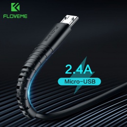 FLOVEME kabel Micro Usb 5 v 2.4a ładowania danych szybka ładowarka kabel do Samsung Xiaomi ładowarka do telefonu kabel Microusb 