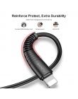 FLOVEME dla oświetlenie kabel USB ładowarka przewód o wysokiej wytrzymałości kabel USB do ładowania dla Apple iPhone Xs Max XR X