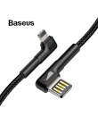 Baseus podwójne zginać projekt kabel USB dla iPhone xs max xr 2 M 1.5A kabel ładowania dla iPhone X 8 7 6 6 s Plus ładowarka