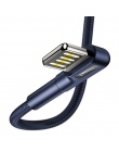 Baseus podwójne zginać projekt kabel USB dla iPhone xs max xr 2 M 1.5A kabel ładowania dla iPhone X 8 7 6 6 s Plus ładowarka