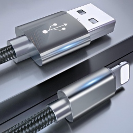 USB kabel do transmisji danych dla iphone X XS MAX 8 7 6 6 s plus 5 se nylonowy warkocz szybkie ładowanie kabel oświetleniowy dl