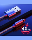 USB kabel do transmisji danych dla iphone X XS MAX 8 7 6 6 s plus 5 se nylonowy warkocz szybkie ładowanie kabel oświetleniowy dl