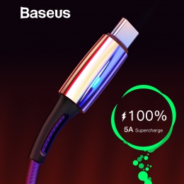 Baseus 5A USB typu C kabel do Huawei Mate 20 Pro P20 Lite Supercharge USB C szybki kabel do ładowania typu C kabel do Huawei P30