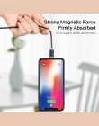 FLOVEME LED kabel magnetyczny do oświetlenia Micro USB typu C kabel do telefonu dla iPhone X Xr Xs Max 1 m 2 m 2A szybkie ładowa