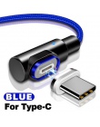 GETIHU 2.5A szybko kabel magnetyczny dla iPhone XS X XR 7 Micro szybka ładowarka USB typu C magnes z systemem Android przewód te