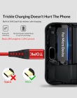 TOPK 1 M o wysokiej wytrzymałości Micro kabel USB w nylonowym oplocie kabel do transmisji danych dla Samsung Galaxy S7 krawędzi 