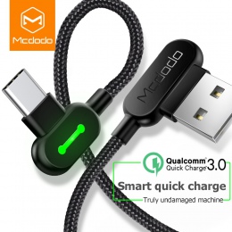 MCDODO 3 m USB typu C szybkie ładowanie kabel USB C typu c przewód danych z systemem Android ładowarka USB-C Micro kabel USB do 