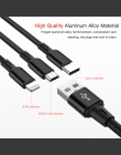 Kabel USB do telefonu iPhone XS X 8 7 6 ładowarka samochodowa 3 w 1 Micro USB kabel do Androida USB typu c telefon komórkowy tel