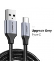 Ugreen USB typu C kabel USB C szybki kabel danych do ładowania do Samsung Galaxy S9 S8 Plus kabel do ładowarki telefonu dla Xiao