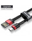 Baseus kabel USB typu C do Samsung S8 uwaga 8 szybkie ładowanie 3.0 kabel USB C dla Redmi K20 Pro kabel typu C szybkie ładowanie
