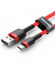 Baseus kabel USB typu C do Samsung S8 uwaga 8 szybkie ładowanie 3.0 kabel USB C dla Redmi K20 Pro kabel typu C szybkie ładowanie