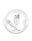 2 m oryginalny kabel USB kabel do ładowania danych dla iPhone 5 5S 6 6 S 7 8 Plus X XS Max XR szybka ładowarka kable telefoniczn