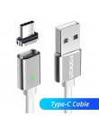 FONKEN magnetyczny micro USB kabel magnes USB typu C kabel do telefonu 3A komórkowego szybka ładowarka przewód Android szybkie k