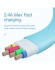 Essager Micro USB ładowarka płaski kabel do Samsung Huawei Xiaomi 1 M 2 M danych przewód do synchronizacji drutu 2.4A szybkie ła