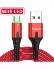 Essager LED kabel USB typu C szybkie ładowanie przewód 3 m USBC kabel do Xiaomi K20 Samsung Oneplus 7 Pro komórkowy telefon USB-