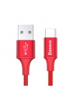 Baseus USB typu C kabel do Xiaomi redmi k20 pro USB-C komórkowy kabel do ładowarki telefonu dla oneplus 7 pro kabel typu C