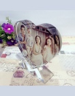 1 sztuk nowość ślub kryształ szklana ramka na zdjęcia miłość ekran DIY niestandardowe spersonalizowane dziecko prezent urodzinow