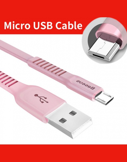 Baseus kabel USB dla iPhone XS Max XR X 8 szybkie ładowanie ładowarka USB-C przewód Micro USB typu C kabel do Androida kabel do 