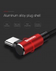 Baseus kabel USB typu C 90 stopni dla xiaomi redmi k20 pro USB C mobilny kabel do ładowania telefonu dla oneplus 7 pro typu -C k