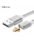 Kabel magnetyczny Mantis nylonowe splecione micro USB kabel magnetyczny szybkie ładowanie kabel do ładowarki Data Sync dla Xiaom