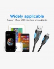 Przewód przedłużający kabel Micro USB kabel szybkiego ładowania dla telefonu komórkowego z systemem Android kabel do ładowarki D