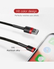 Baseus USB kabel do transmisji danych dla kabel do iPhone 2.4A szybki kabel do ładowania dla iPad ładowarka do iPhone’a przewód 