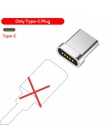 TOPK F-Line1 kabel magnetyczny wskaźnik LED USB typu C i kabel Micro USB adapter do kabla Nylon pleciony synchronizacji danych k