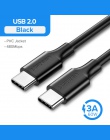 Ugreen USB 3.1 typu C do kabla USB C do Samsung S9 S8 uwaga 9 8 60 W PD szybkie ładowanie 4.0 USB-C szybka ładowarka kabel do Ma