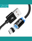 OLAF kabel magnetyczny 3A szybkie ładowanie Micro kabel USB typu C do iPhone Samsung Xiaomi USB-C magnes ładowarka danych kable 