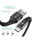 TIEGEM kabel USB typu C USB-C 3A szybkie ładowanie kabel typu C kabel do synchronizacji danych dla Samsung S8 S9 s10 Xiaomi mi9 