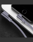 90 stopni USB ładowarka kabel do transmisji danych dla iPhone 6 S 6 S 7 8 Plus 5 5S X X XS max na iPad telefon przewód pochodzen