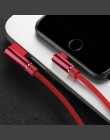 90 stopni USB ładowarka kabel do transmisji danych dla iPhone 6 S 6 S 7 8 Plus 5 5S X X XS max na iPad telefon przewód pochodzen