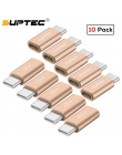 SUPTEC 10 Pack USB Adapter USB typu C na Micro USB Kabel OTG konwerter typu C złącze dla Macbook Samsung s9 S8 Huawei P20 P10