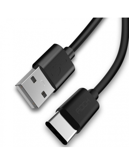 ROCK kabel USB C Usb typu C przewód szybkoładujący do telefonu ładowarka do Samsunga S9 S8 uwaga 8 Xiaomi mi6 Huawei P10 Adapter